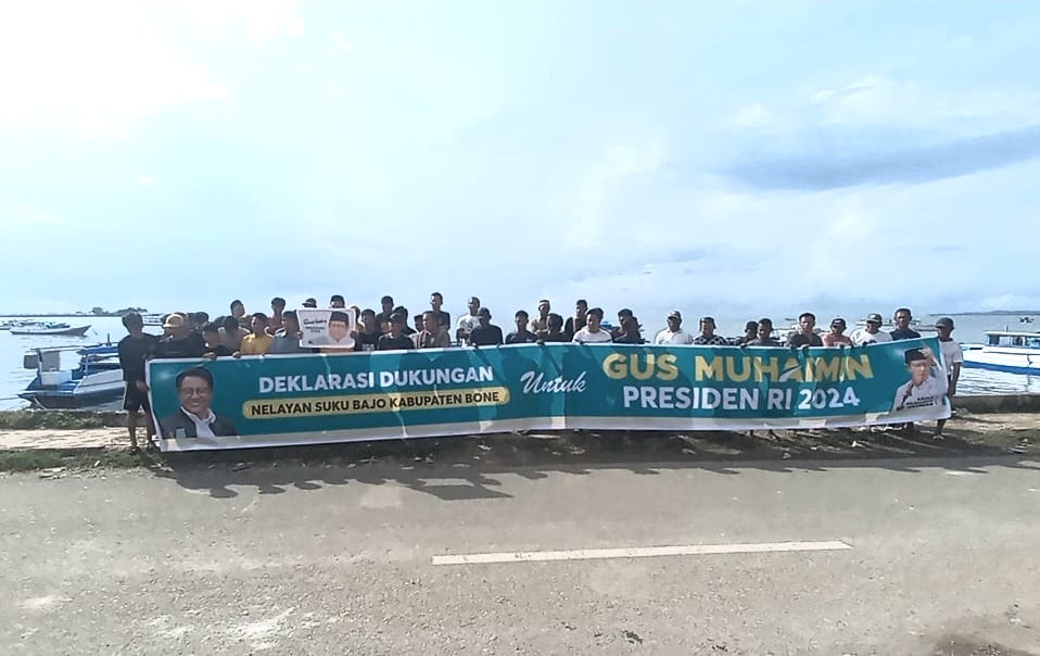 Kelompok Nelayan Bajoe Deklarasikan Gus Muhaimin Capres Pemilu 2024 Mendatang