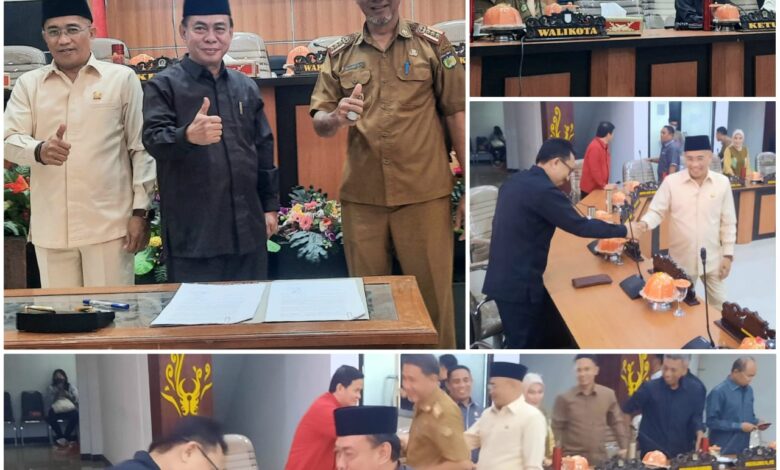 Diwakili Asisten 1, Wali Kota Sampaikan Pendapat Akhir Ranperda Pertanggungjawaban Pelaksanaan APBD Kota Palu 2022 di Paripurna DPRD
