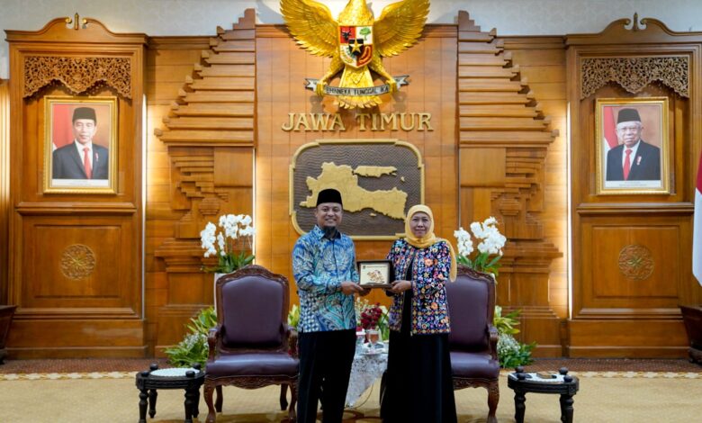 Andi Sudirman dan Khofifah Indar Parawansa Bertemu Perkuat Kerjasama Berbagai Bidang