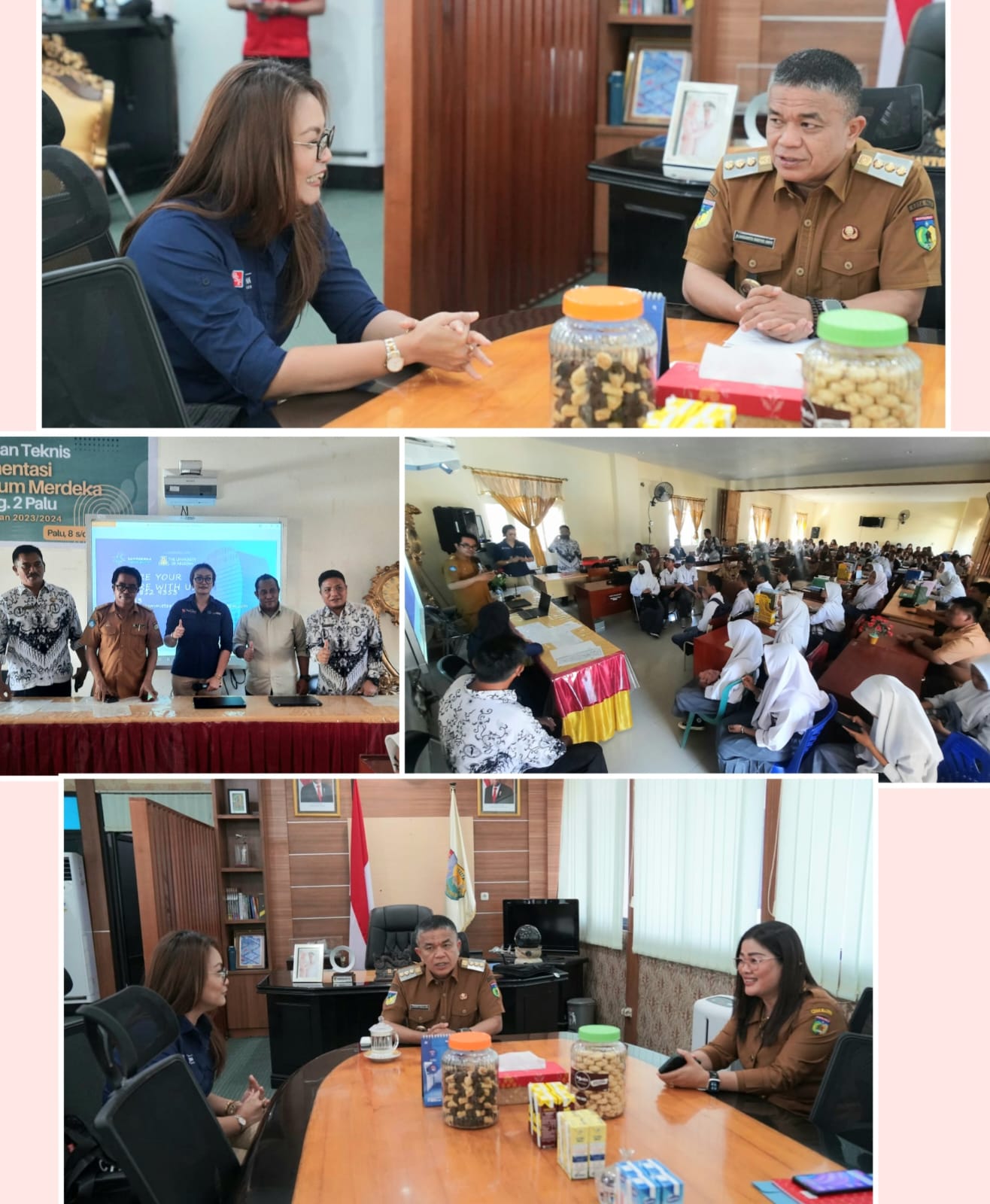 Wali Kota Palu Bicarakan Peningkatan Kerja Sama Pemkot Palu dan Sampoerna University
