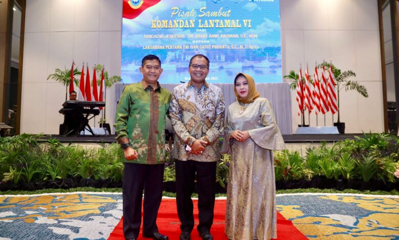 Pisah Sambut Dantamal VI Makassar, Danny Pomanto Sampaikan Terima Kasih ke Amir Kasman