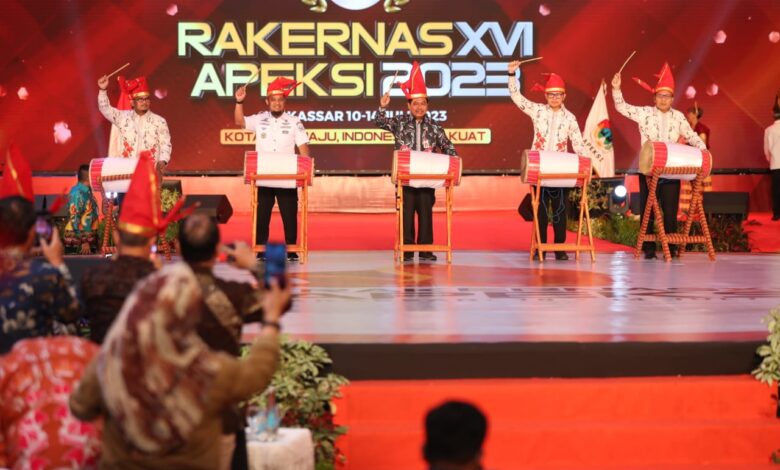 Rakernas APEKSI XVI Tahun 2023 di Makassar Resmi Dibuka
