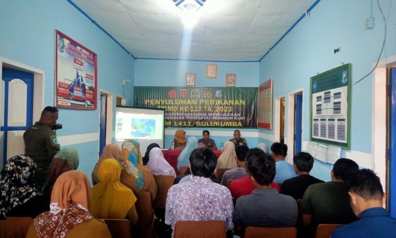 Satgas TMMD ke-117 Gelar Penyuluhan Perikanan