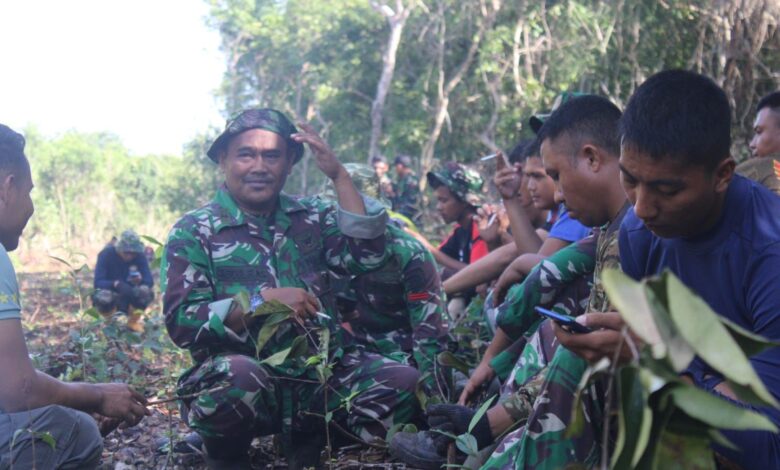 Senda Gurau, Cara Prajurit Satgas TMMD Lepas Lelah