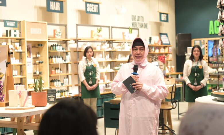 The Body Shop Usung Gerai Berkonsep Daur Ulang, Indira Yusuf Ismail Beri Apresiasi