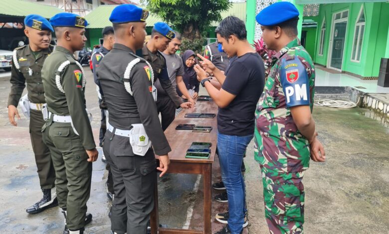Antisipasi Terlibat Judi Online, Denpom XIV/1 Bone Sidak Ponsel Jajaran TNI