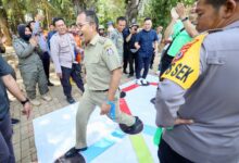 Ikut Kegiatan Outbound, Wali Kota Danny Pomanto Bermain Stasiun Kereta dengan Pemuda Delegasi Apeksi