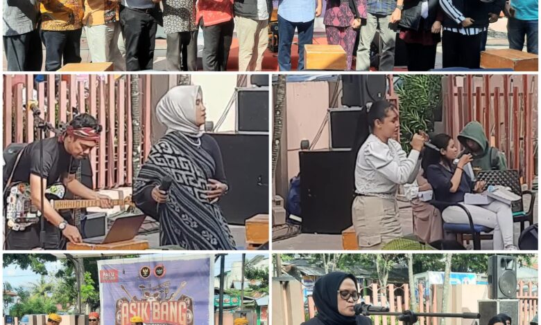 Sejumlah Musisi dan Penyanyi Gelar Aksi Bang di Kota Palu
