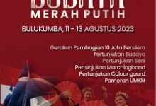 Festival Budaya Iringi Puncak Gerakan Pembagian 10 Juta Bendera di Bulukumba