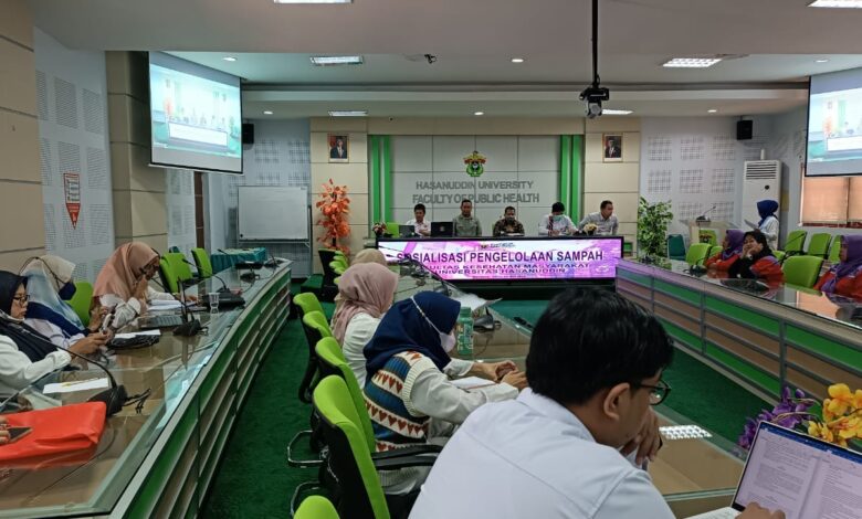 FKM Unhas Siap Jadi Percontohan Pengelolaan Sampah di Unhas