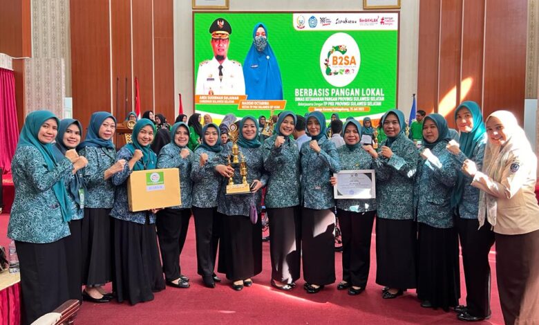 PKK Gowa Raih Juara II Festival Pangan B2SA Tingkat Sulsel