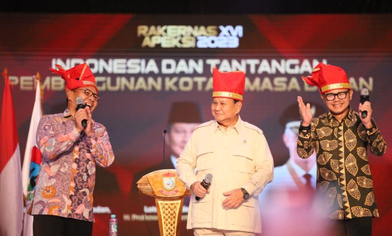 Prabowo Puji Apeksi dan Tuan Rumah Rakernas Apeksi XVI