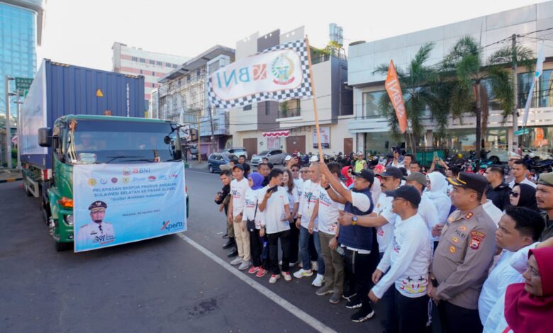 354 Tahun Sulsel, Gubernur Andi Sudirman Sulaiman Lepas Ekspor Produk Andalan Senilai Rp1,43 Triliun ke Pasar Global