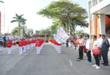 Bupati Andi Utta Lepas Peserta Gerak Jalan HUT Kemerdekaan