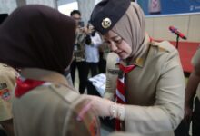 Lantik Pengurus Majelis Pembimbing dan Pembina Pramuka, Fatmawati Rusdi Tekankan Peran Penting Pramuka