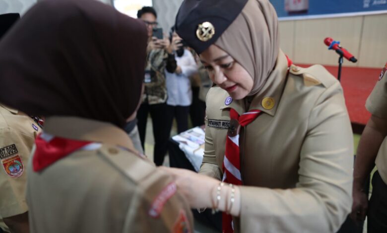 Lantik Pengurus Majelis Pembimbing dan Pembina Pramuka, Fatmawati Rusdi Tekankan Peran Penting Pramuka