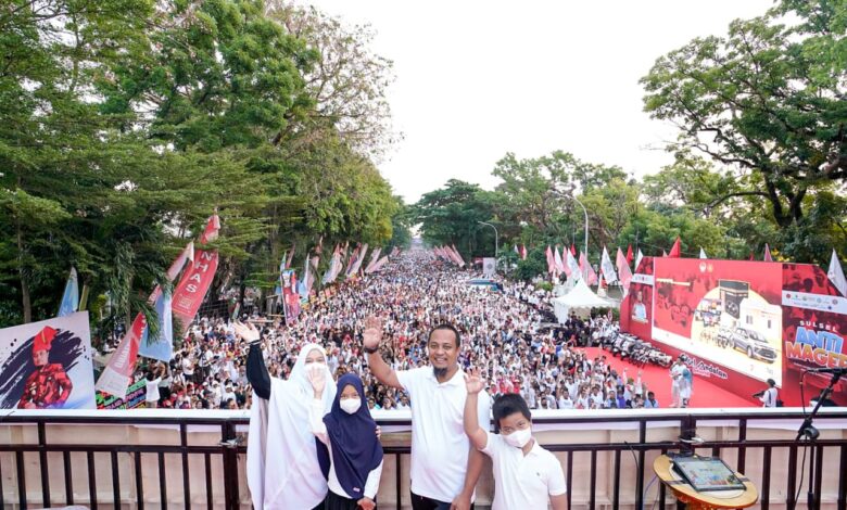 450 Ribu Warga Sulsel Ikuti Jalan Sehat Anti Mager Bareng Gubernur Andi Sudirman Sulaiman