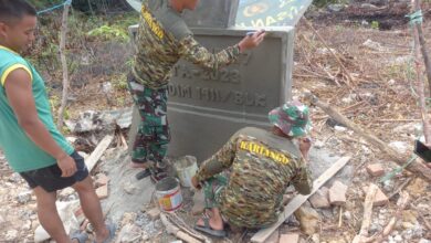 Tugu Prasasti TMMD Jadi Saksi Sejarah Kemanunggalan TNI Bersama Rakyat