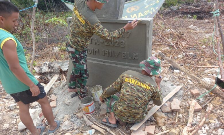 Tugu Prasasti TMMD Jadi Saksi Sejarah Kemanunggalan TNI Bersama Rakyat
