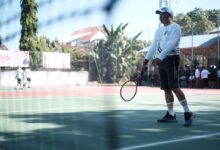 Gubernur Sulsel Harap Seluruh Peserta Turnamen Tenis Lapangan Jaga Sportivitas