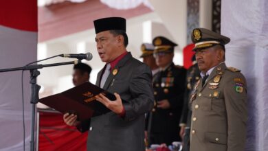 Ketua DPRD Palu Bertugas Baca Naskah Proklamasi Upacara Peringatan HUT Ke-78 RI