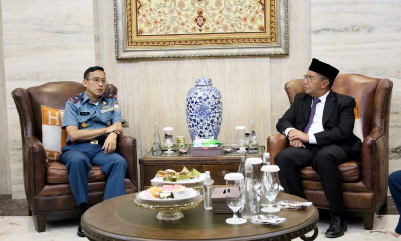 Wali Kota Danny Pomanto Terima Kunjungan Kehormatan Danlantamal VI Makassar