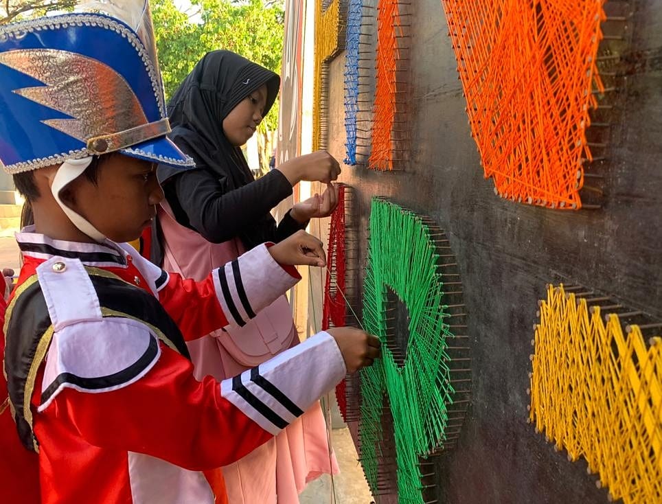 Zona Fine Art Makassar F8 Beri Ruang bagi Pengunjung Asah Kreativitas