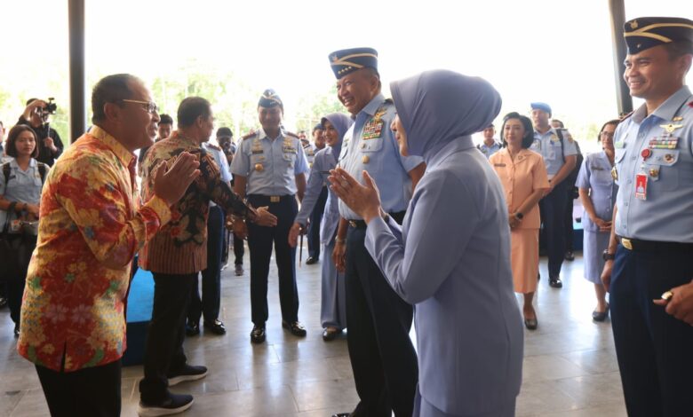 Danny Pomanto Dampingi KASAU-Danlanud Resmikan Baseops Baru Lanud Sulhas