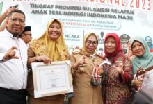 Penganugerahan KLA Kabupaten Gowa Naik Kelas ke Madya