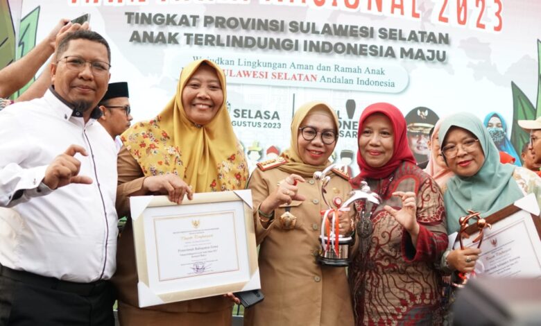 Penganugerahan KLA Kabupaten Gowa Naik Kelas ke Madya