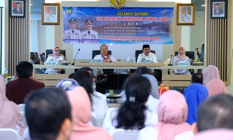 RSUD Syekh Yusuf Jalani Penilaian Akreditasi, Wabup Gowa Sebut Bentuk Peningkatan Layanan