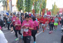 Ribuan Pelari Mengikuti Bank Jateng Friendship Run Di Makassar
