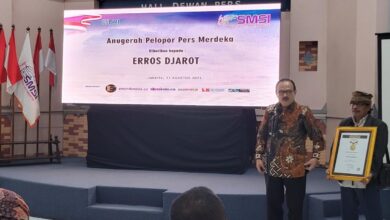 Terhibur oleh Pidato Ketum SMSI, Erros Masih Ada Orang Pers yang Galak