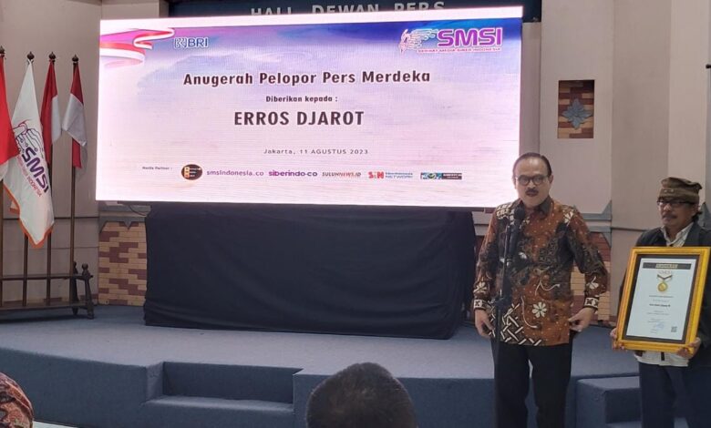 Terhibur oleh Pidato Ketum SMSI, Erros Masih Ada Orang Pers yang Galak