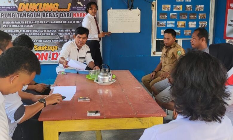 Posko kampung tangguh bebas narkoba.