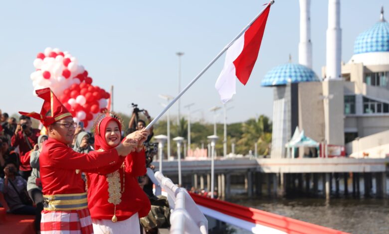 Danny Pomanto Launching Empat Program Inovasi di Upacara HUT ke 78 RI Kota Makassar