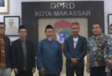 Kunjungi DPRD Makassar, Dewan Syuro Wahdah Islamiyah Sulsel Diterima Rudianto Lallo