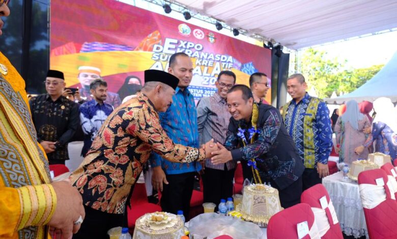 Meriahkan Expo Dekranasda Kreatif Andalan, Gowa Hadirkan Tenun Sutera Cora' Labba