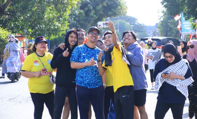 Wabup Edy Manaf Lepas Jalan Sehat dan Pesta Rakyat Fokusmaker