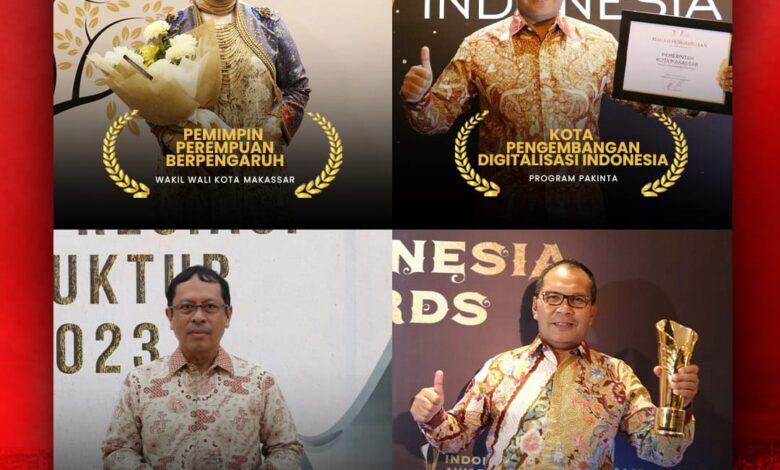Pemkot Makassar Raih Empat Penghargaan Nasional Dalam Sepekan