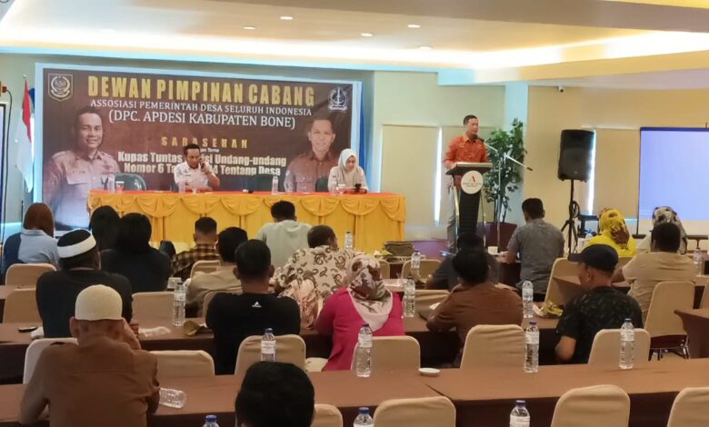 Sukses Berjalan Lancar Rakerda Apdesi Bone 2023 Ditutup Oleh Kabag Pemerintahan Pemkot Makassar
