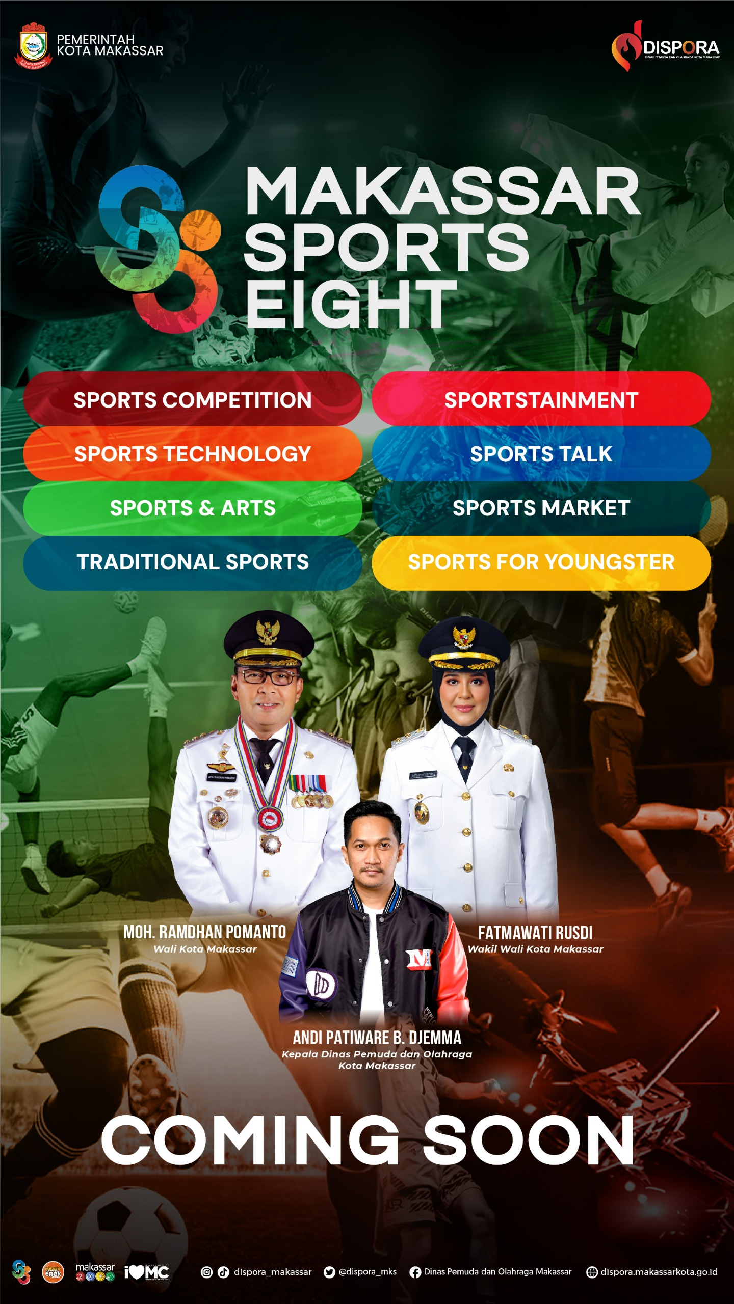 Makassar Sports Eight S8 Siap Digelar Oktober Mendatang di Anjungan Pantai Losari