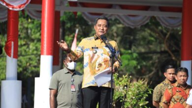 Gelar Apel Pagi, Pj Gubernur Sulsel Bahtiar Sampaikan 3 Instruksi Presiden Jokowi