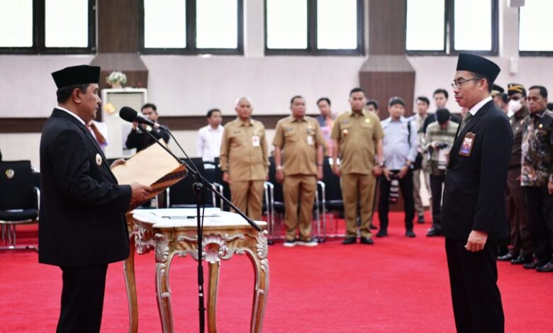 Pj Gubernur Bahtiar Kukuhkan Kepala Perwakilan BPKP Sulsel
