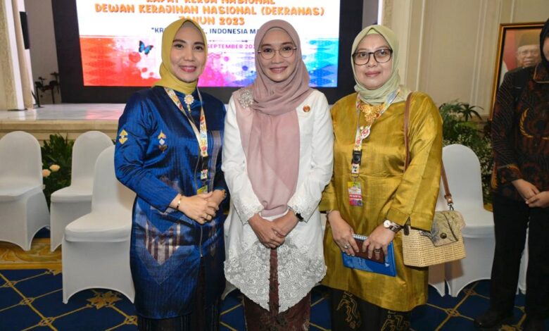 Sofha Marwah Bahtiar Hadiri Rakernas Dekranas di Sekretariat Wakil Presiden