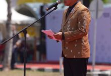 Hadianto Rasyid Wakili Gubernur Sulteng Jadi Inspektur Upacara Peringatan HUT ke-45 Kota Palu