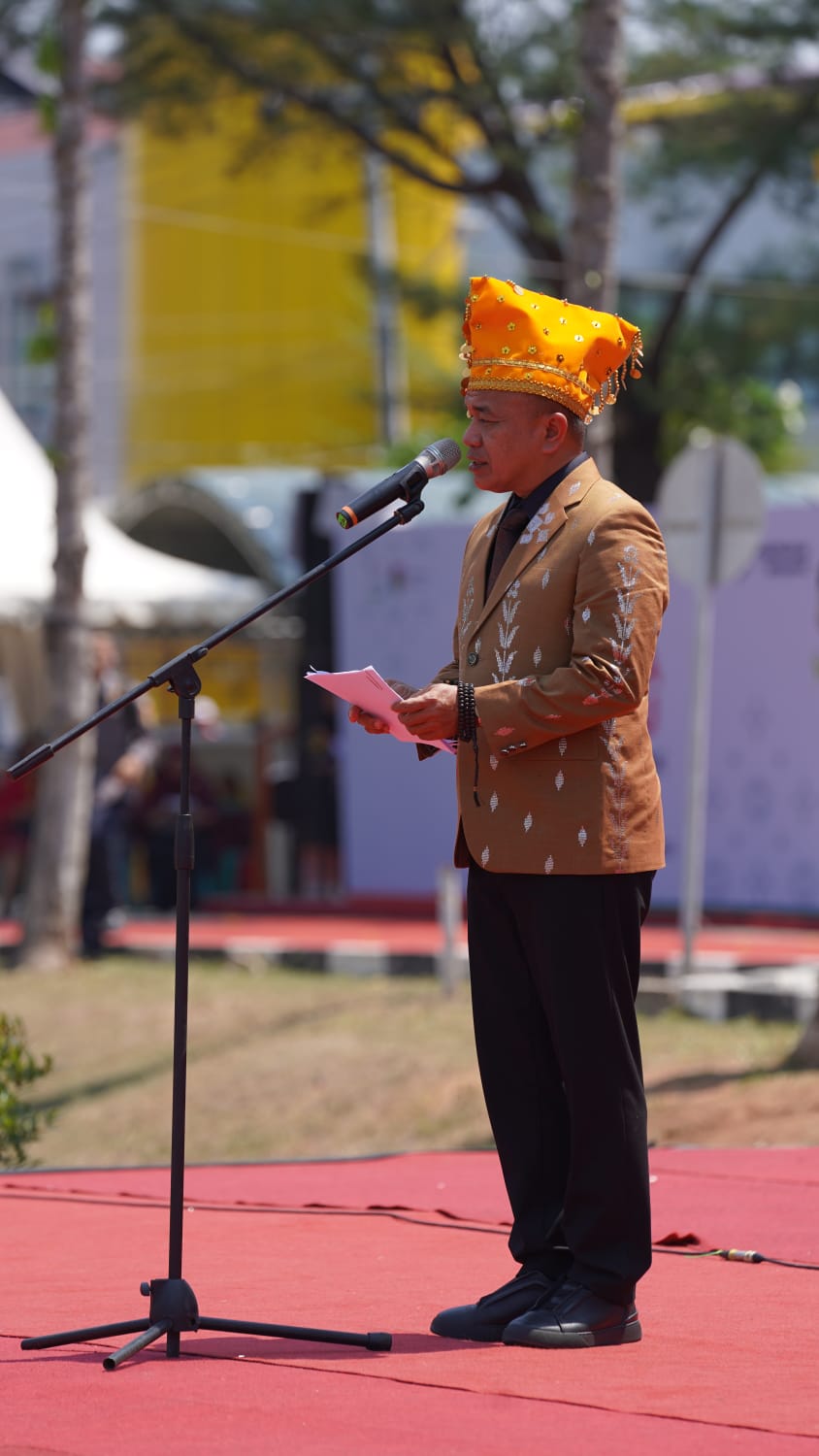 Hadianto Rasyid Wakili Gubernur Sulteng Jadi Inspektur Upacara Peringatan HUT ke-45 Kota Palu
