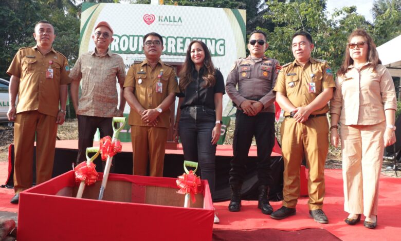 Perkuat Pasar di Sulut, Kalla Translog & Unilever Groundbreaking New Concess Wall's Airmadidi