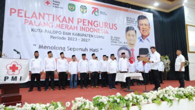 Adnan Lantik Ketua PMI Tana Toraja: PMI Bukan Organisasi Profit, PMI Organisasi Kemanusiaan