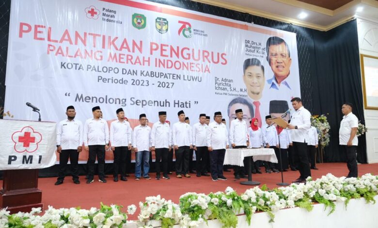 Adnan Lantik Ketua PMI Tana Toraja: PMI Bukan Organisasi Profit, PMI Organisasi Kemanusiaan